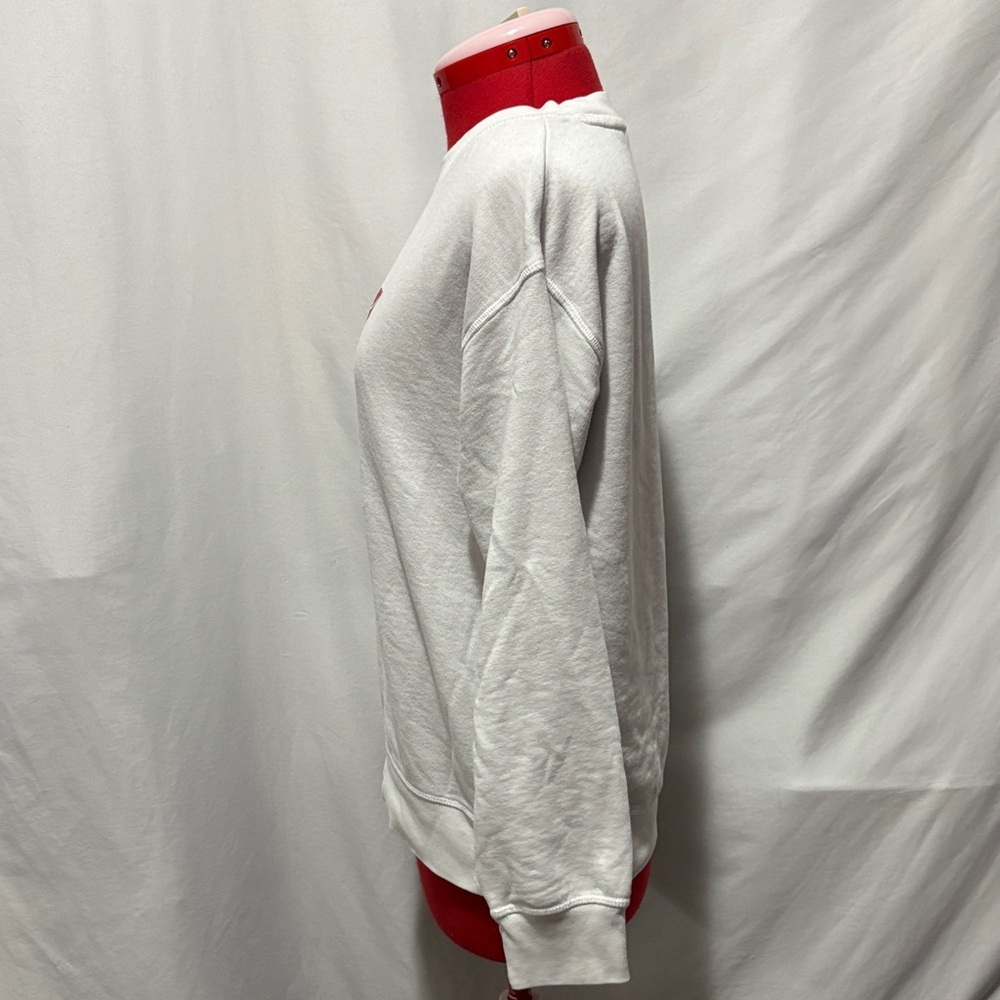 Levi's White Sweatshirt with Red Logo MM86 - Picture 4 of 7